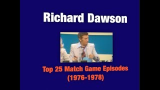 Richard Dawson Top 25 Match Game Episodes 19761978 [upl. by Liauqram]