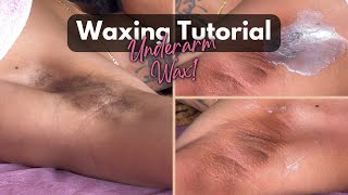 Underarm Wax with Nova Wax [upl. by Eirollam885]