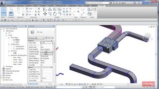 REVIT  MEP Fabrication Parts Revealed  CADclips [upl. by Ikuy]