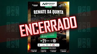 2111  Remate da Quinta Agenda Remates  19h [upl. by Georgi]