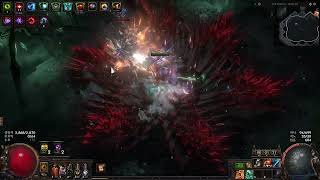 325 poe  Frost Blades of Katabasis slayer  17t farm  11 Frenzy charge [upl. by Einavoj]