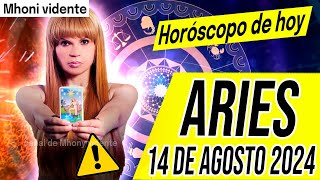 🟢NO RECHACES ESTE MENSAJE ⚠️MHONI VIDENTE 🔮 Horóscopo de hoy ARIES 14 de AGOSTO 2024 ❤️monhi vidente [upl. by Solly595]