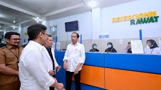 Presiden Jokowi Tinjau Pelayanan RSUD Mokopido Tolitoli 27 Maret 2024 [upl. by Enahsal]