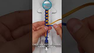 Elegant Paracord Bracelet Knot Tutorial [upl. by Rebliw]