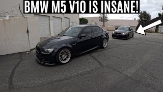 THE BMW E60 M5 SOUNDS SO INSANE 2008 BMW M5 E60 Build abcgarage [upl. by Metcalf133]