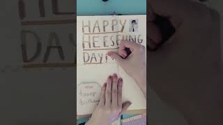 Happy Heeseung Day shorts heeseung happybirthday journal enhypen [upl. by Aramois]