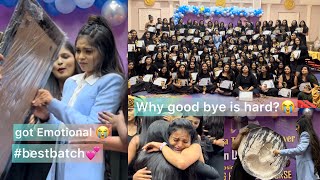 Graduation Day Fun  Emotional seens  good bye amp hugs of 10th batch  pratiksha thorat educator [upl. by Kinney418]