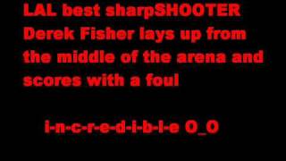 Derek Fisher Half Court Shot [upl. by Aved]