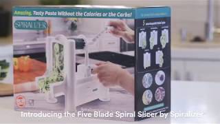 Five Blade Spiral Slicer by SpiralizerⓇ [upl. by Lou241]