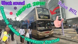 D9AVoith Volvo B9TL NE1342 289K Chevalier Garden → University Station [upl. by Silenay]