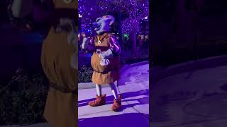 Sheriff of Nottingham at Oogie Boogie Bash 🏹 disney disneyland oogieboogiebash shorts [upl. by Amling]