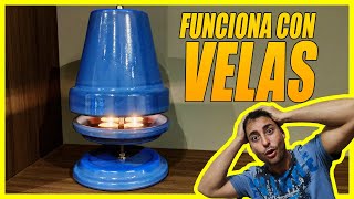 🌡CALEFACCIÓN casera que funciona CON VELAS🤯2022 [upl. by Notsniw]