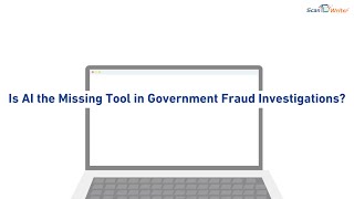 Is AI the Missing Tool in Government Fraud Investigations [upl. by Rellia515]