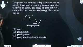 In case of mechanical wave a particle oscillates and during oscillation its kinetic energy and p [upl. by Nyrraf]