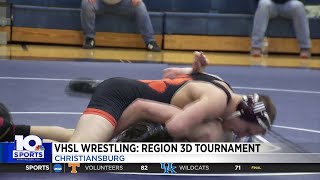 WATCH VHSL Region 3D wrestling tournament in Christiansburg [upl. by Herve]