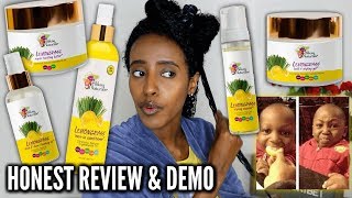 NEW Alikay Naturals Lemongrass Style Collection HONEST REVIEW amp DEMO  Lydia Tefera [upl. by Thgirw]