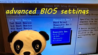 advanced bios settings [upl. by Staffard]