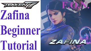 Tekken 7 ZAFINA Beginner Guide Tutorial [upl. by Gorges646]