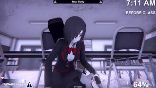 Nemesis does a mission for a subscriber  Yandere Simulator Mission Mode [upl. by Gundry]