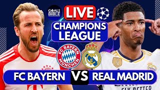 🔴BAYERN MUNICH vs REAL MADRID LIVE  CHAMPIONS LEAGUE  UCL Football Match Score Highlights [upl. by Enram]