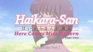 Haikara san Here Comes Miss Modern Part 2  30 Second Trailer [upl. by Ellenad]