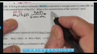 UWEC Keys Chem 105 Ch 4 Dilution and pH [upl. by Frederigo]