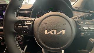 Kia Stonic  How to use the steering wheel buttons and Cruise Control [upl. by Roma712]