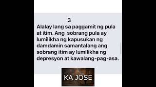 Punsoy ni KA JOSE sa Paggamit ng Kulay [upl. by Felecia]