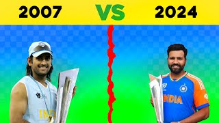 T20 World Cup 2007 VS T20 World Cup 2024 Comparison [upl. by Weirick]