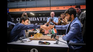 Nakamura Gukesh ends in a draw and Gukesh Dommaraju wins the Fide Candidates Tournament [upl. by Llen]