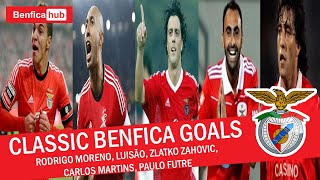 CLASSIC BENFICA GOALS 004  RODRIGO MORENO LUISÃO ZLATKO ZAHOVIC CARLOS MARTINS PAULO FUTRE [upl. by Bausch]