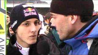 Skisprung TV Interview mit Gregor Schlierenzauer 4Schanzentournee  31122009 [upl. by Haila208]