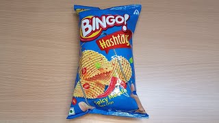 Bingo Hashtags Spicy🥵Masala Potato Chips🌶 Taste Price Review In Hindi [upl. by Frederich]