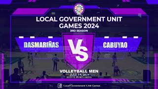 LGU Games 2024 Dasmariñas vs Cabuyao  Volleyball Men Preliminaries  July 19 2024 [upl. by Wiedmann]