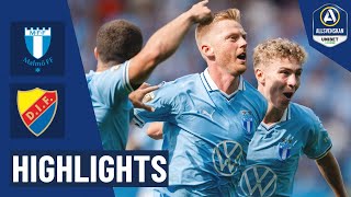 HIGHLIGHTS  Malmö FF 40 Djurgården  Allsvenskan [upl. by Norvan]