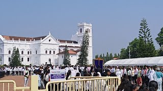 PROCESSION OF ST FRANCIS XAVIER BODY FOR EX0POSITION 2024 [upl. by Rimat837]