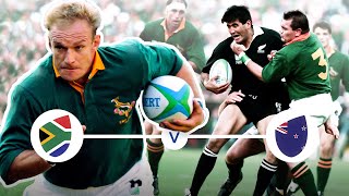 Classic Highlights The Springboks win their 1st Rugby World Cup [upl. by Ahras]