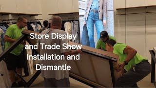 Retail Displays and Convention amp Tradeshow Booths  Install Dismantle Exhibit SetUp amp Construction [upl. by Michael]