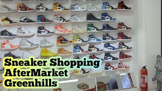 Sneaker Shopping  AfterMarket Greenhills [upl. by Yelnek9]