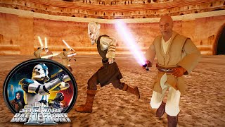 JEDI BATTLE Geonosis Jedi Arena MAP  Battlefront 2 2005 MODS [upl. by Benson]