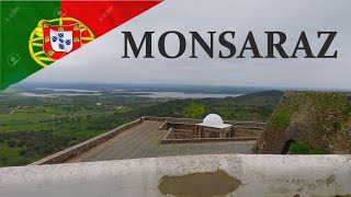 DRIVING in MOURACASTELO DE MONSARAZ Évora District Alentejo PORTUGAL I 4K 60fps [upl. by Nitsraek]