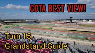 COTA Best F1 Grandstand Seats Turn 15 [upl. by Ardnuyek264]