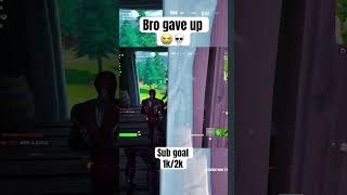 Bro malfunctioned 💀 fortnite fortniteclips gaming memes comedyvideos shorts [upl. by Ayokahs]