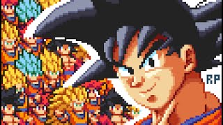 Todas las TRANSFORMACIONES de Goku casi pero en Pixel Art [upl. by Liman]