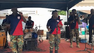 ACCRA SOLDIERS SAPPERS BAND PERFORMING KOJO ANTWI amp NANA TUFFOUR HIGHLIFE FUNERAL SONGS [upl. by Ydnarb508]