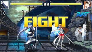 Hakumen VS Asuna swordartonline blazblue anime games mugen fightinggames plslikesubscribe [upl. by Walden]