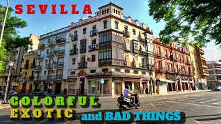 A STUNNING but FRUSTRATING Walk through the streets of SEVILLA Spain [upl. by Ynnig]