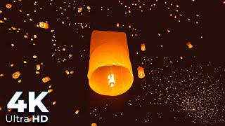 Amazing Lantern Festival in 4K Ultra HD  4K Rise Lantern Festival  The Lights Fest  Earth Spirit [upl. by Aneekan324]