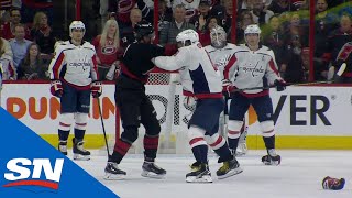 In Case You Missed It Bonus Angles Of Alex Ovechkin Knocking Out Andrei Svechnikov [upl. by Janos296]