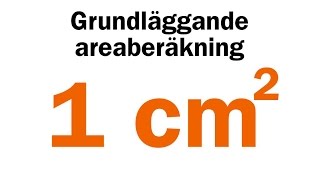 Grundläggande areaberäkning [upl. by Ceporah655]